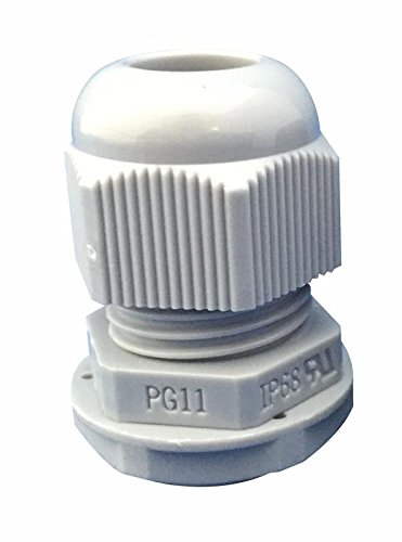Presse-étoupes PG42 en nylon gris 5/PK, presse-étoupes, gestion des câbles, Qté X 5 | ACGPG42GRY