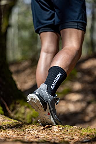 Salomon Sapato de caminhada masculino Alphacross 5, Estanho/preto/cinza fantasma, 9.5