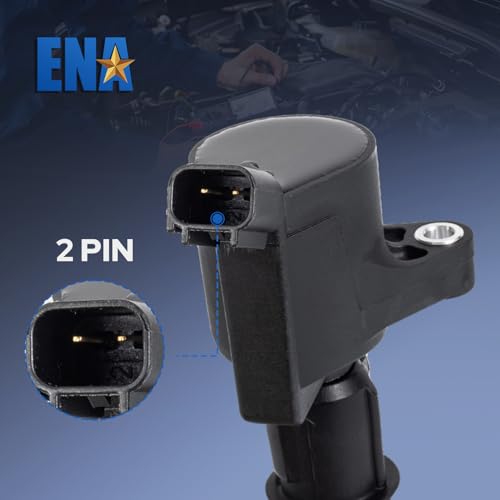 Image of ENA Set of 8 Curved Boot Ignition Coil Pack Compatible with Ford Lincoln Mercury 4.6L 5.4L V8 Replacement for DG508 C1454 C1417 FD503 1L2U12029AA I2LU-12A388-AA C1417 DG473 DG481 DG491