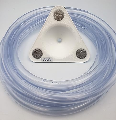 Monster Magnetic XL Super Strong PATENTED Universal Window Air Conditioner Drain Kit AC Drain Line Condensate Hose Funnel Connector Fitting w/Clear Tubing (5ft XL Magnetic Drain Kit)