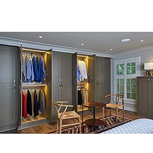 Barra de armario para ropa alta con percha retráctil elevable y riel abatible de pared 8