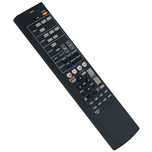 VINABTY RAV523 ZJ66520 Replacement Remote Control Compatible with Yamaha AV Receiver RRX-V571 HTR-3065 HTR-3066 HTR-2067 RX-V377 YHT-1810 RX-V377BL HTR2067 YHT1810 - Image 2