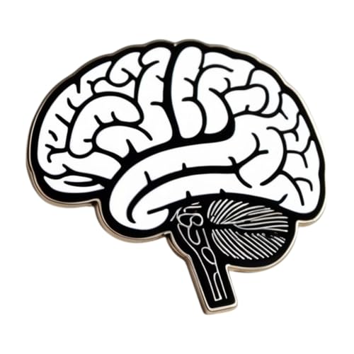1.25 inch Brain Soft Enamel Pin by Zaroqui