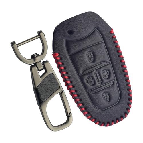 Funda de llave elegante para Peugeot Traveller bolsa protectora de cuero
