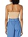 The Drop Women's Greta Square Neck Bralette Sweater, Ginger, M