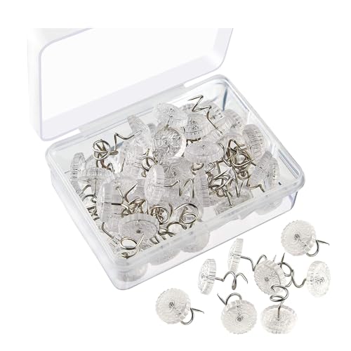 Twist Pins, Cat Scratch pad,Bed Sheet Quilt Sofa Cushion Clip Fixer, Twist Spiral Pins for Slipcovers of Couch Sofa Bed (30Pcs)