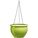 Produktbild Emsa 514111 Hängeschale für Balkon, Glasurkeramik-Optik, Grün, 5,5 L