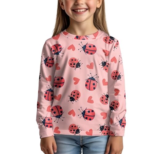 Elastic Shirts for Kids Long Sleeve Crewneck Shirts Breathable Tee Tops