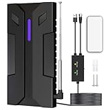 Antena telewizyjna Freeview cyfrowa antena telewizyjna wewnętrzna z mocnym sygnałem UK zasięg 1330 mil inteligentne anteny zewnętrzne wsparcie VHF/UHF/DAB/4K/1080P (HE06)