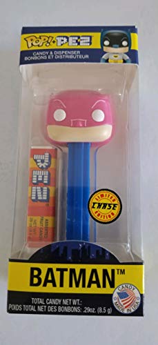 Funko POP! PEZ Candy - Dispensadores coleccionables de personajes - Batman (rosa - edición limitada CHASE!)