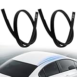 2 Pcs Roof Molding Trim Kit Left & Right Side Roof Drip Molding Weather Stripping Fit for Honda Civic Sedan 4-Door 2012 2013 2014 2015 Replace 74316TR0A01 74306TR0A11 74316TR0A11 74316TR0A12