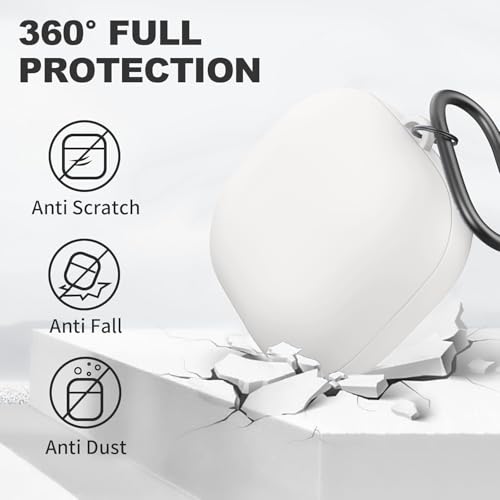 Image of Soft Silicone Case Cover Compatible with Galaxy Buds Core (2025) (White)