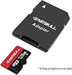 EASTBULL 128MB Micro SD Card (128GB Pitch) 128MB SD Memory Cards Full HD Video 90MB/s UHS-I U1 Class 10 for Surveillance Camera (10 Units & 2 Adapters)