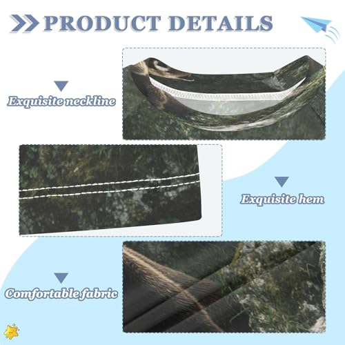 Boys Short Sleeve T-Shirts Real Brown Bear Cave Rashguard Kids Swim Shirts Sun UPF 50+3