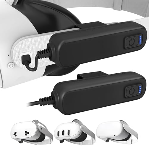 2-Pack 5000mAh Battery Pack for Meta/Oculus Quest 3S/3/2,