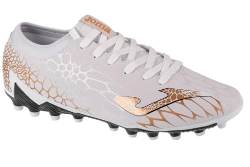 Joma Botas de fútbol para Hombre, Blanco, 42.5 EU