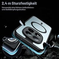 Fhyeugfy Magnetisch Case für Xiaomi Redmi Note 15 Pro+/ Plus 5G/Poco M8 Pro 5G Hülle,Kompatibel mit MagSafe Flexibles Silikon + Transparentes PC Schutzhülle Schutzhülle Handyhülle[Anti-Fingerabdruck] – Ansicht 2