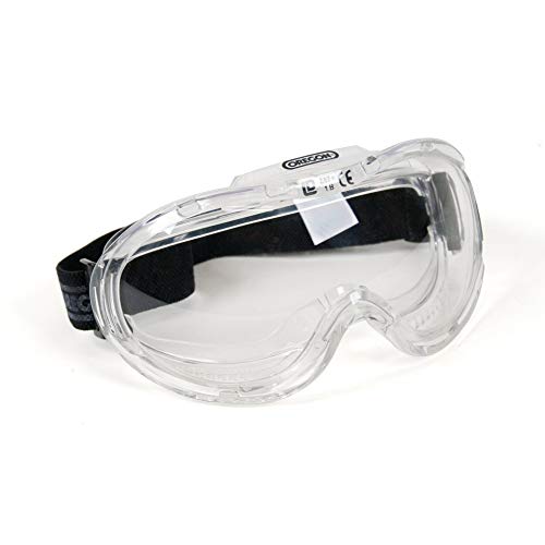 Oregon Gafas de Seguridad Profesional, Compatibles con Gafas Graduadas, Resistentes a Arañazos, Antivaho, con Protección UV, Para Jardinería, Bricolaje y Carpintería