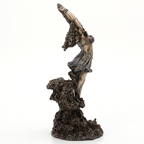 Estatua Veronese Design Yemaya Orishia 10.25" Bronce Resina miniatura 4