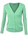 BIADANI Women Button Down Long Sleeve Basic Soft Knit Cardigan Sweater