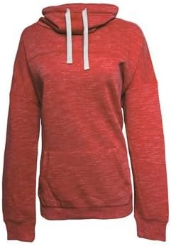 J America Ladies' Melange Fleece Cowl 