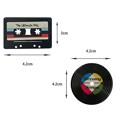 4 imanes decorativos para refrigerador miniatura 3