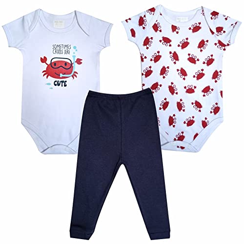 Kit Body Bebe Menino Manga Curta Verao Body bebe e Calca Mijao Personalizado Frases divertidas Mesve