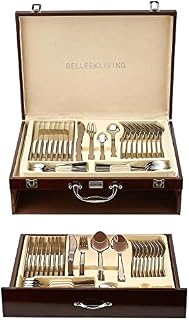 Belleek Pottery 8935 Occasions Cutlery Set, Stainless Steel, Silver, 45 x 45 x 30 cm
