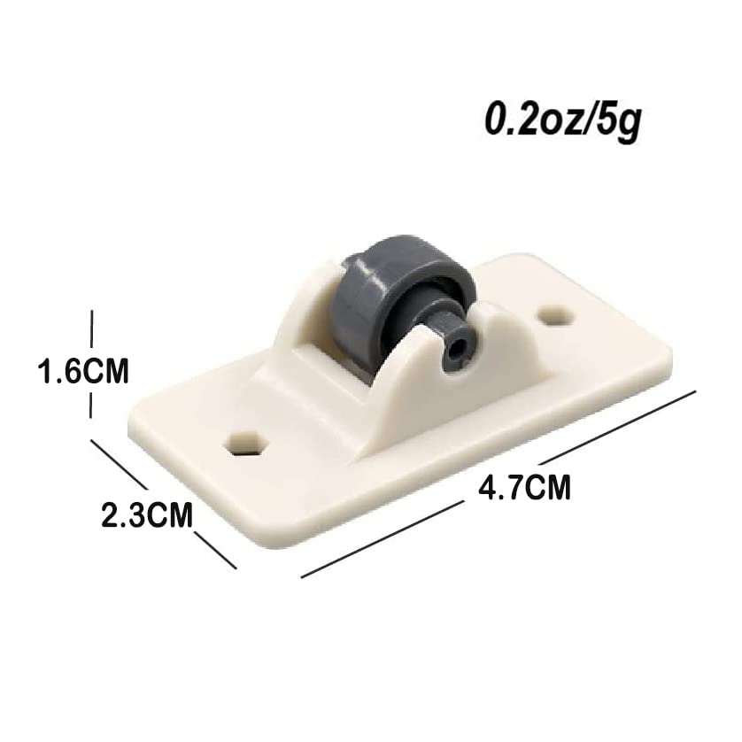 Roulettes Adhésives Pour Meubles - Lot De 8, Beige, Plastique, Unidirectionnelles, Protection Sol