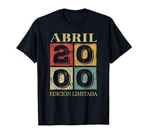 21 Años Cumpleaños Leyendas nacen en Abril De 2000 Regalo Camiseta