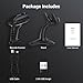 Tera Barcode Scanner Wireless 2D QR with Stand: Pro Version Battery Level Indicator 2500mAh Industrial Grade Bar Code Reader 3-in-1 Works with Bluetooth 2.4G USB Wired 8100 Black