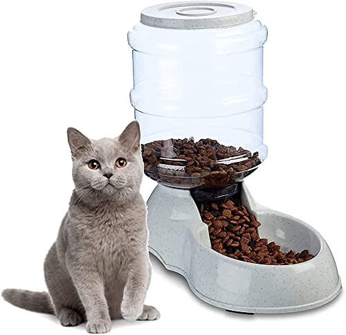 tgopit Automatic Cat Feeder Dispenser Set Auto Gravity Replenish Food Eating Bowl Storage Container Fountain,Dog Food Bowl Dispenser,Self-Dispensing Gravity Pet Feeder[3.5 L] (B09K7RKJY1) Amazon Price History, Amazon Price Tracker