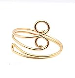 Toe Ring Swirl - 14 Kt Gold Filled or Sterling silver - Adjustable