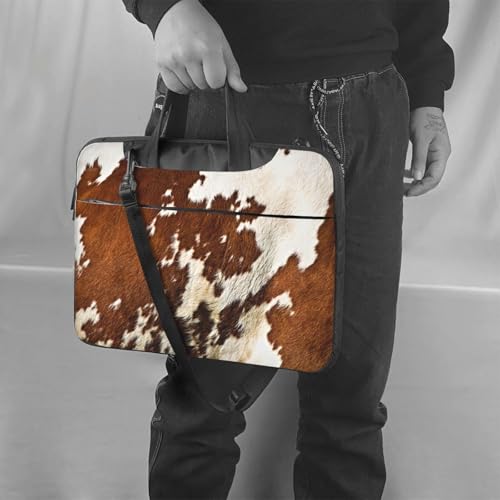 Sac ordinateur imprimé vache pour bureau et voyage