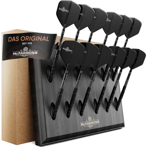 McFARRONS Darthalter aus Holz für 12 Darts - Praktische Dart...