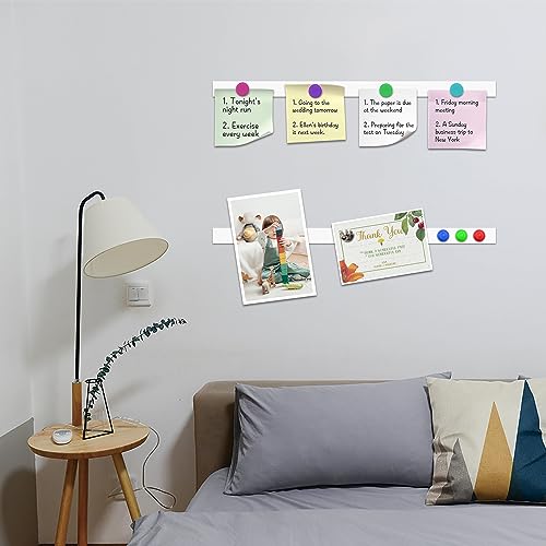 Yamsop Metal Tape Self Adhesive, Metallic Steel Strip Roll, Metal Strips for Magnets, 10 ft