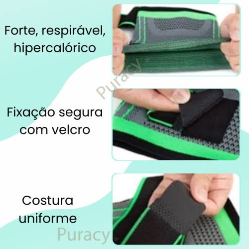 Tornozeleira De Compressão Elastica Ajustável Proteção