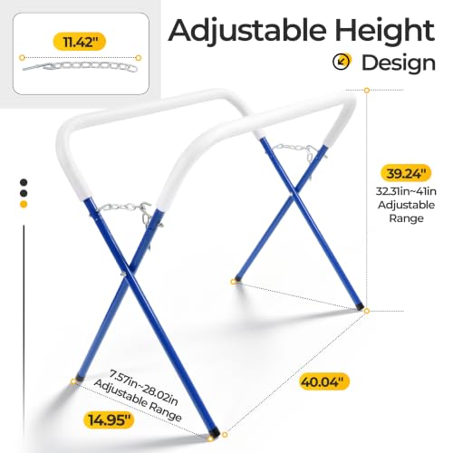 ALMULOO Adjustable 500 lbs Folding Automotive Fender Stand for Garage and by ALMULOO - Image 2