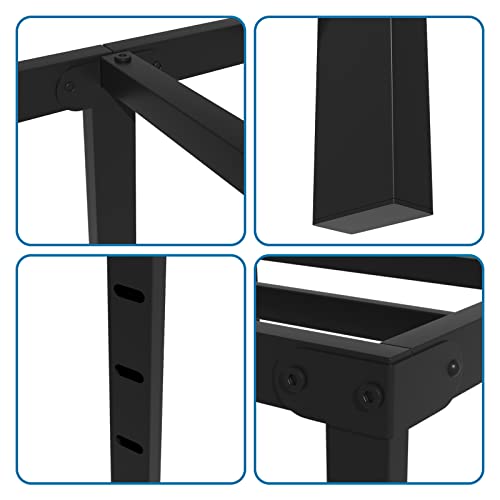 Zizin 14 Inch Metal Platform Bed Frame Twin Xl Size Mattress Foundation,Heavy Duty,Non-Slip,No Box Spring,Black (Twin-Xl) #TOP2