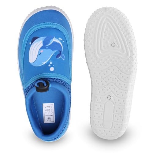 Image of WateLves Kids Water Shoes for Boys and Girls Quick Dry Barefoot Aqua Socks Beach Swim Pool Shoes Toddler Little Kid to Big Kid