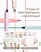 WEMATE 76 PCS Bible Study Supplies with Bible Case, 15 No Bleed Bible Highlighters and Pens, Washi Tape, Transparent Sticky Notes, Prayer Cards, Annotation Journaling Kit Christian Gift for Women