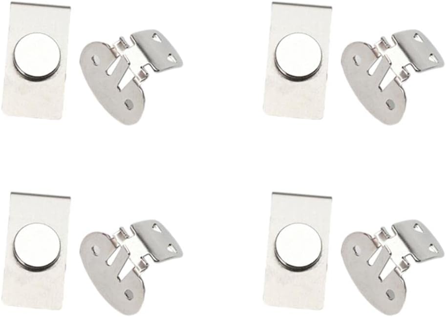 8 Pieces Tie Holder Clips Invisible Stainless Steel Money Clip Holder Anti Fluttering Design for Men Suitable for wedding party