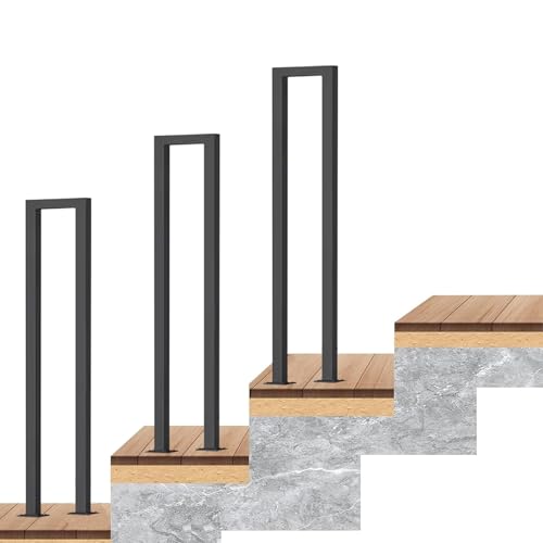 Rampes d'escalier extérieures pour sécuriser le porche et éviter les chutes