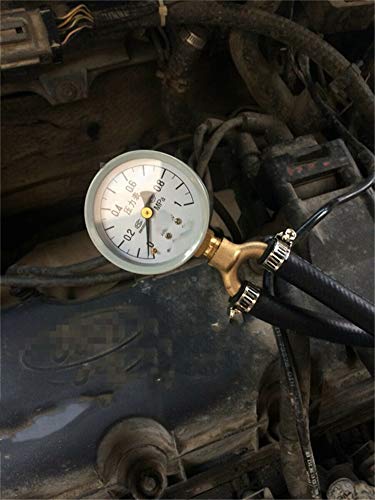 Zhuodingsen Öldruckprüfung Manometer-Kit - Öl Druck Tester - Benzin Öleinspritzpumpe - Universaltyp für die meisten Automodelle mit Benzinmotor