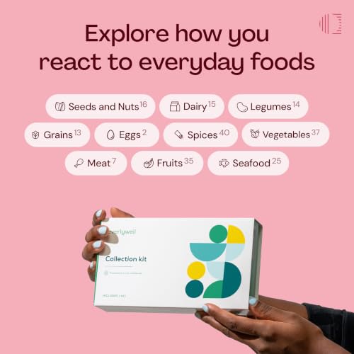Image of Everlywell Food Sensitivity Comprehensive Test - Learn How Your Body Responds to 204 Different Foods - At-Home Collection Kit - CLIA-Certified Labs - Ages 18 Plus