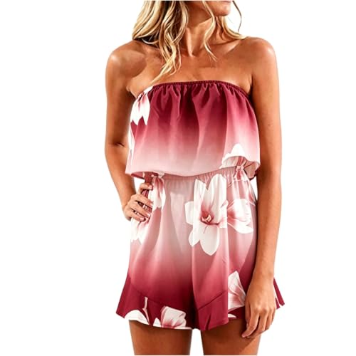 Mono de mujer cortos bandeau transpirable con silueta ligera y ajuste cómodo 3