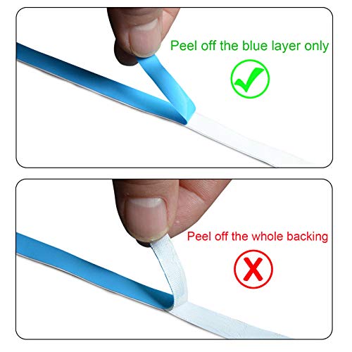 Homeleo 2 Pack Warm White Battery Powered LED Strip Lights Indoor, 8 Mode Remote LED Light Strip for Bicycle Night Riding Camping Tent Hurricane Emergency Halloween Parade Costume Window Bedroom Decor