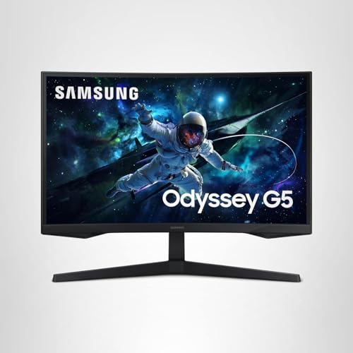 undefined Samsung 27-Inch Odyssey G55C Series QHD 1000R Curved Gaming Monitor, 1ms(MPRT), HDR10, 165Hz, AMD Radeon FreeSync, Eye Care, LS27CG552ENXZA の商品画像 15