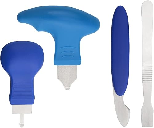 Miniatura 7 de XINMEIWEN Paquete de 4 separadores de modelos, abridor de piezas, juego de herramientas básicas para construir dividir modelos de automóvil, modelo