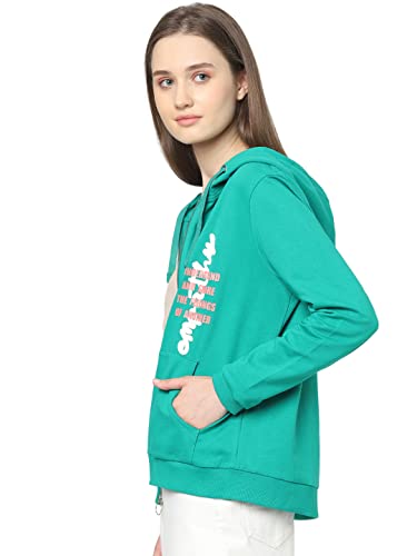 Image of VERO Moda Women's Cotton Hooded Neck Sweatshirt